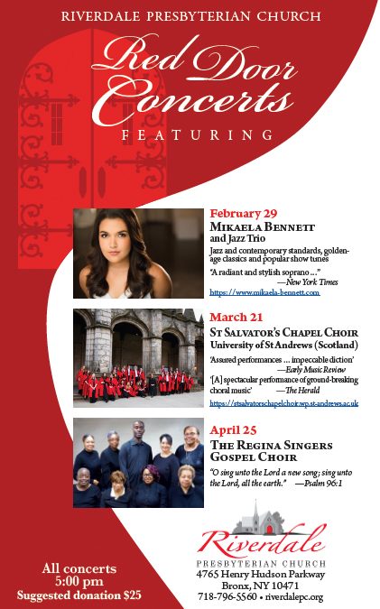 Red Door Concert Flyer - Apring 2020